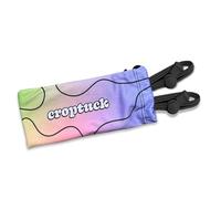 Croptuck Original Adjustable Crop Tuck Waist Band Tool for Tucking Shirt and Sweater Top Size, Black (2 Croptucks, 1 Pouch), Large (18-24)