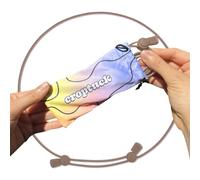 Croptuck Original Adjustable Crop Tuck Waist Band Tool for Tucking Shirt and Sweater Top Size, Chocolate, Medium (8-16)