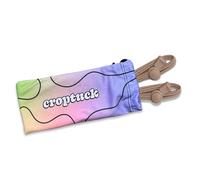 Croptuck Original Adjustable Crop Tuck Waist Band Tool for Tucking Shirt and Sweater Top Size, Chocolate (2 Croptucks, 1 Pouch), Medium (8-16)