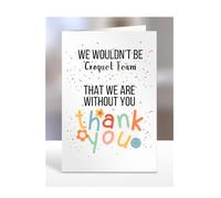 Croquet Card for striker, Coach Gift, Thank You Present for Men or Women, Leaving or Retirement, Presents for Christmas, A5-157_24