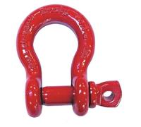 Crosby 1018507 Carbon Steel S-209 Screw Pin Anchor Shackle, Self-Colored, 4-3/4 Ton Working Load Limit, 3/4" Size
