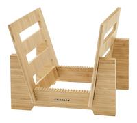 Crosley AC1052A-BA Record Storage Display Stand Bamboo