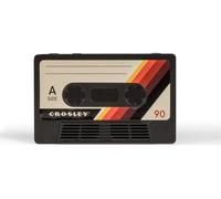 Crosley Cassette Tape CR3045A Portable Bluetooth Speaker - Classic Black, Black