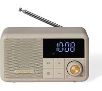 CROSLEY Cooper CR1121A Portable FM Bluetooth Radio - Pebble, Cream