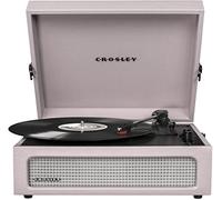 Crosley CR8017B-AM Voyager Vintage Portable Vinyl Record Player Turntable with Bluetooth in/out and Built-in Speakers, Amethyst