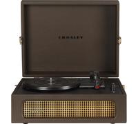 Crosley CR8017B-CO Voyager Vintage Portable Vinyl Record Player Turntable with Bluetooth in/Out and Built-in Speakers Cocoa