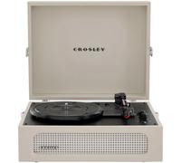 Crosley CR8017B-DU Voyager Vintage Portable Vinyl Record Player Turntable with Bluetooth in/Out and Built-in Speakers Dune