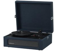 Crosley CR8017B-NY Voyager Vintage Portable Vinyl Record Player Turntable with Bluetooth in/Out and Built-in Speakers Navy