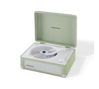 Crosley Cruiser Portable CD Player with Bluetooth, Built-In Stereo Speakers & FM Radio - Rechargeable CD Players for Home, Office & Travel with Headphone Jack, Aux Input - Vintage Suitcase Design