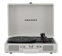 Crosley Cruiser Deluxe Portable Turntable with Bluetooth Out White Sand