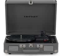 Crosley Cruiser Deluxe Slate Bluetooth Turntable RRP 89.99 lot GD