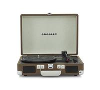 Crosley Cruiser Deluxe Vintage 3-Speed Bluetooth Suitcase Turntable, Tweed