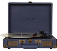 CROSLEY Cruiser Plus Belt Drive Bluetooth Turntable - Blue, Blue