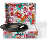 Crosley Cruiser Plus Belt Drive Bluetooth Turntable - Groovy Floral, Patterned