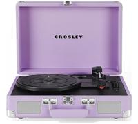 Crosley Cruiser Plus Portable Turntable - Bluetooth Record Player, 3-Speed Suitcase Vinyl Player, Home Turntables for Vinyl Records, Built in Stereo Speakers & Bluetooth Receiver, AUX Input, Lavender