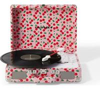 Crosley Cruiser Plus Belt Drive Bluetooth Turntable - Retro Cherry, Patterned