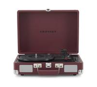 Crosley Cruiser Deluxe Plus Portable Record Player with Bluetooth - Burgundy