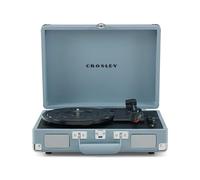 Crosley Cruiser Plus Turntable, Bluetooth Record Player, Tourmaline | 3-Speed Suitcase Vinyl Player, Home Turntables for Vinyl Records, Built in Stereo Speakers, Bluetooth Receiver, AUX Input