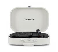 Crosley Discovery Portable Turntable - Bluetooth Record Player, 3-Speed Suitcase Vinyl Player, Home Turntables for Vinyl Records, Built in Stereo Speakers & Bluetooth Receiver, AUX Input, Dune