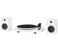 Crosley T150B-WH Modern 2-Speed Bluetooth Turntable System with Variable Weighted Tone Arm and Stereo Speakers, White