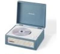 Crosley Voyager Portable CD Player with Bluetooth, Built-In Stereo Speakers & FM Radio - Rechargeable CD Players for Home, Office & Travel with Headphone Jack, Aux Input - Vintage Suitcase Design