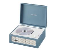 Crosley Voyager Portable CD Player with Bluetooth, Built-In Stereo Speakers & FM Radio - Rechargeable CD Players for Home, Office & Travel with Headphone Jack, Aux Input - Vintage Suitcase Design
