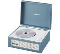 Crosley Voyager Portable CD Player with Bluetooth, Built-In Stereo Speakers & FM Radio - Rechargeable CD Players for Home, Office & Travel with Headphone Jack, Aux Input - Vintage Suitcase Design