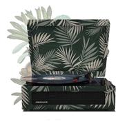 Crosley Voyager Portable Turntable - Bluetooth Record Player, 3-Speed Suitcase Vinyl Player, Home Turntables for Vinyl Records, Built in Stereo Speakers & Bluetooth Receiver, AUX Input, Botanical Green