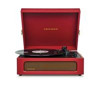 Crosley Voyager Portable Turntable, Bluetooth Record Player, Burgundy