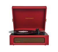 Crosley Voyager Portable Turntable with Bluetooth Out Burgundy Red