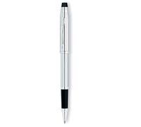 Cross 3504 Century II Lustrous Chrome Rollerball Pen With Medium Nib & Black Ink