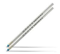 Cross 8518-6 Original Micro Refill for Ballpoint Pens, Medium Point, Suitable for Cross Tech3+ Ballpoint Pens, 2 Pack, Blue