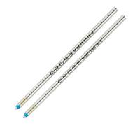 Cross 8518-6 Original Micro Refill for Ballpoint Pens, Medium Point, Suitable for Cross Tech3+ Ballpoint Pens, 2 Pack, Blue