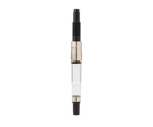 Cross 8751 Push-In Style' Converter for Fountain Pens, Suitable for Cross Classic Century, Townsend and Calais Models - Enables Use of Bottled Ink, 1 Pack, Black/Silver