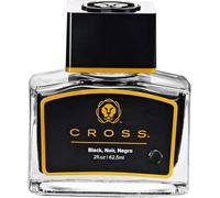 Cross A. T. Fountain Pen Ink - Black, 62.5 ml Glass Bottle, Pack of 1