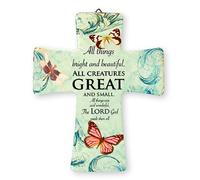 Cross All Creatures Great & Small GIFT SET INCLUDES A LOURDES PRAYER CARD