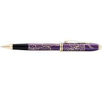 Cross AT0045-65 Roller Ball Pen Townsend Zodiac Series Year of the Ox Lacquer and Details in 23K Gold, Cherry