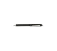 Cross AT0090-3 Tech3plus Retractable Ballpoint Pen Black Barrel Black-Red Ink Fine Point
