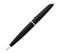 CROSS ATX - Basalt Ballpoint Pen with Chrome Plated Attributes + Box, Black | Refillable Ballpoint Pen, Smooth Writing, Comfortable Grip, Durable, Professional Office Supplies, Luxury Gift Box