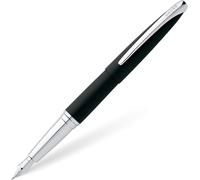 Cross ATX Basalt Black Medium Nib Fountain Pen with Click off Lid