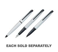 Cross ATX Brushed Chrome Ballpoint Pen w/ Polished Black Pvd Appointments