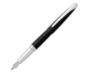 CROSS ATX Fine Nib Fountain Pen - Basalt Black | Refillable Fountain Pen, Smooth Writing, Comfortable Grip, Long-Lasting, Professional Office Supplies, Luxury Gift Box