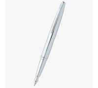 Cross ATX Pure Chrome Stainless Steel Medium Nib Fountain Pen AT886-2MS