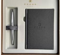 Cross ATX Rollerball Pen Pure Chrome Finish Black Ink