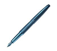 Cross ATX Dark Blue PVD Fountain Pen With Polished Dark Blue PVD Appointments, Medium Dark Blue PVD Nib