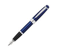 Cross Bailey Blue Lacquer Fountain Pen - medium nib - Premium Box (AT0456-12MS)