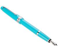 Cross Bailey Light AT0746S-6MS Refillable Click-Off Cap Resin Fountain Pen, Medium Nib, includes Premium Gift Box and Black Cartridge, 1 Pack, Glossy Teal