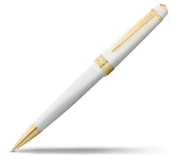 CROSS Bailey Light ballpoint pen (line width F, ink colour: black, includes gift packaging), white with gold fittings