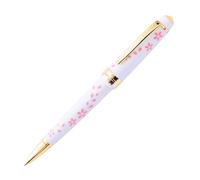 Cross Bailey Light Cherry Blossom Glossy White Resin with Gold PVD Appointments Ballpoint Pen