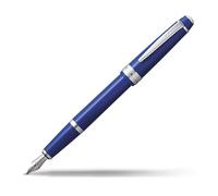 CROSS Bailey Light Click-Off Cap Plastic Fountain Pen with Resin Finish, Extra Fine Fountain, includes Premium Gift Box and Black Cartridge, 1 Pack, Polished Blue